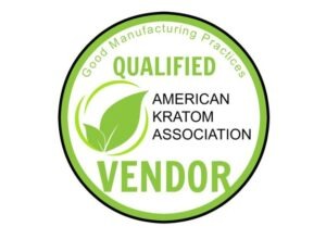 logo for good manufacturing practices quality vendor american kratom association
