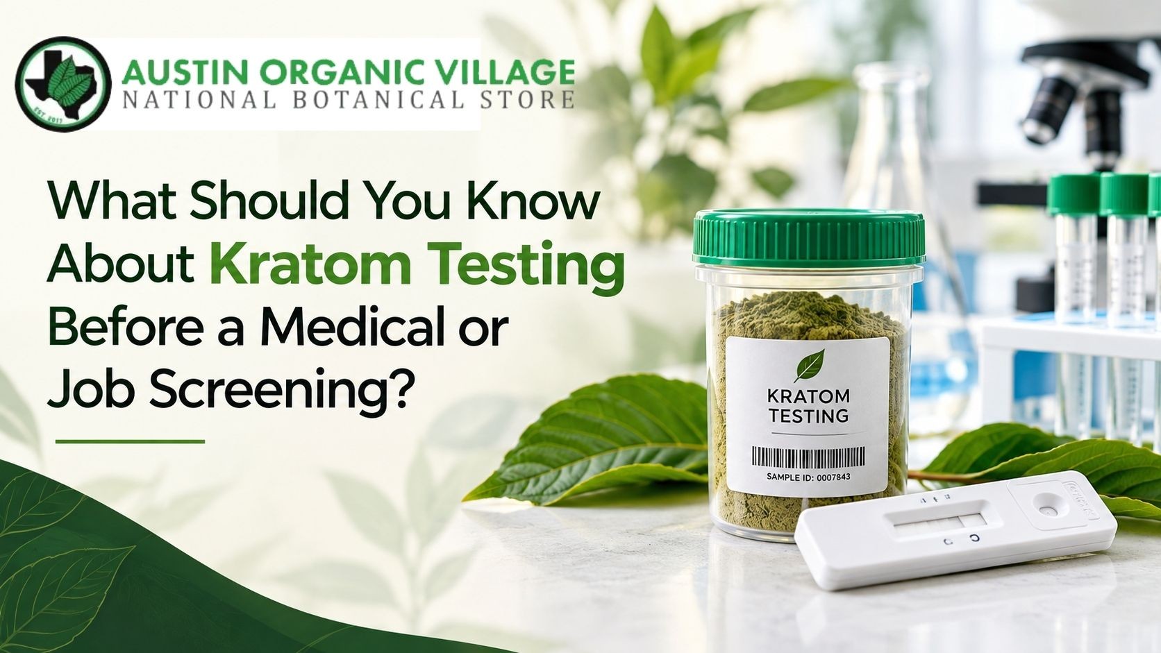 Can drug tests detect kratom